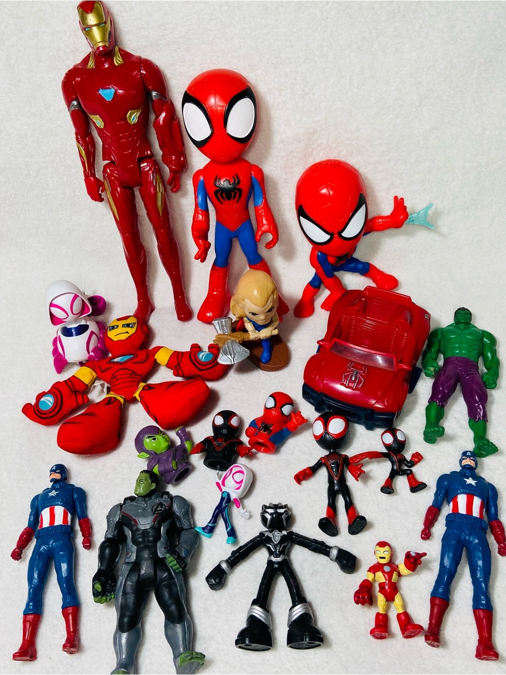 Marvel Spider Man Amazing Friends Toy Lot Avengers Toys Disney Superhero Toys